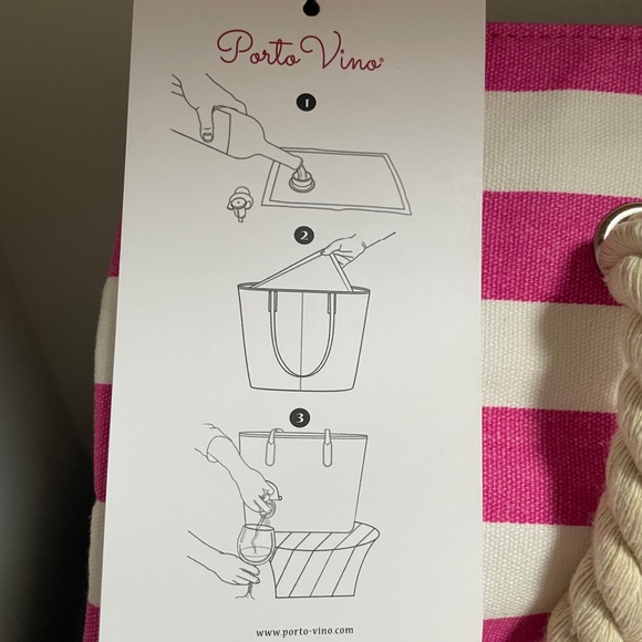 Portico Beach Wine Purse/Tote w/ hidden, leakproof, insulated components. 🍷 - Picture 12 of 14